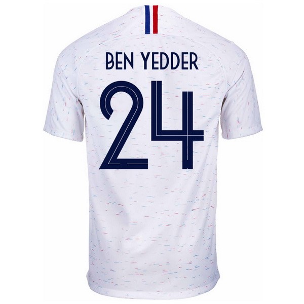 Camiseta Francia 2ª Ben Yedder 2018 Blanco